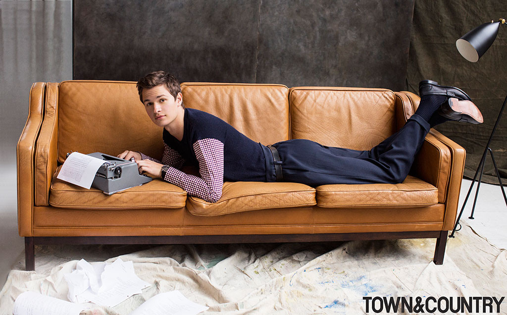 Ansel Elgort, Town & Country Ansel Elgort, Town & Country